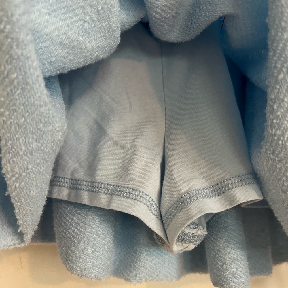 Urban Outfitters Lyra Ruffle Drop-Waist Mimi Skort Set in Light Blue XS NWT - Picture 6 of 10